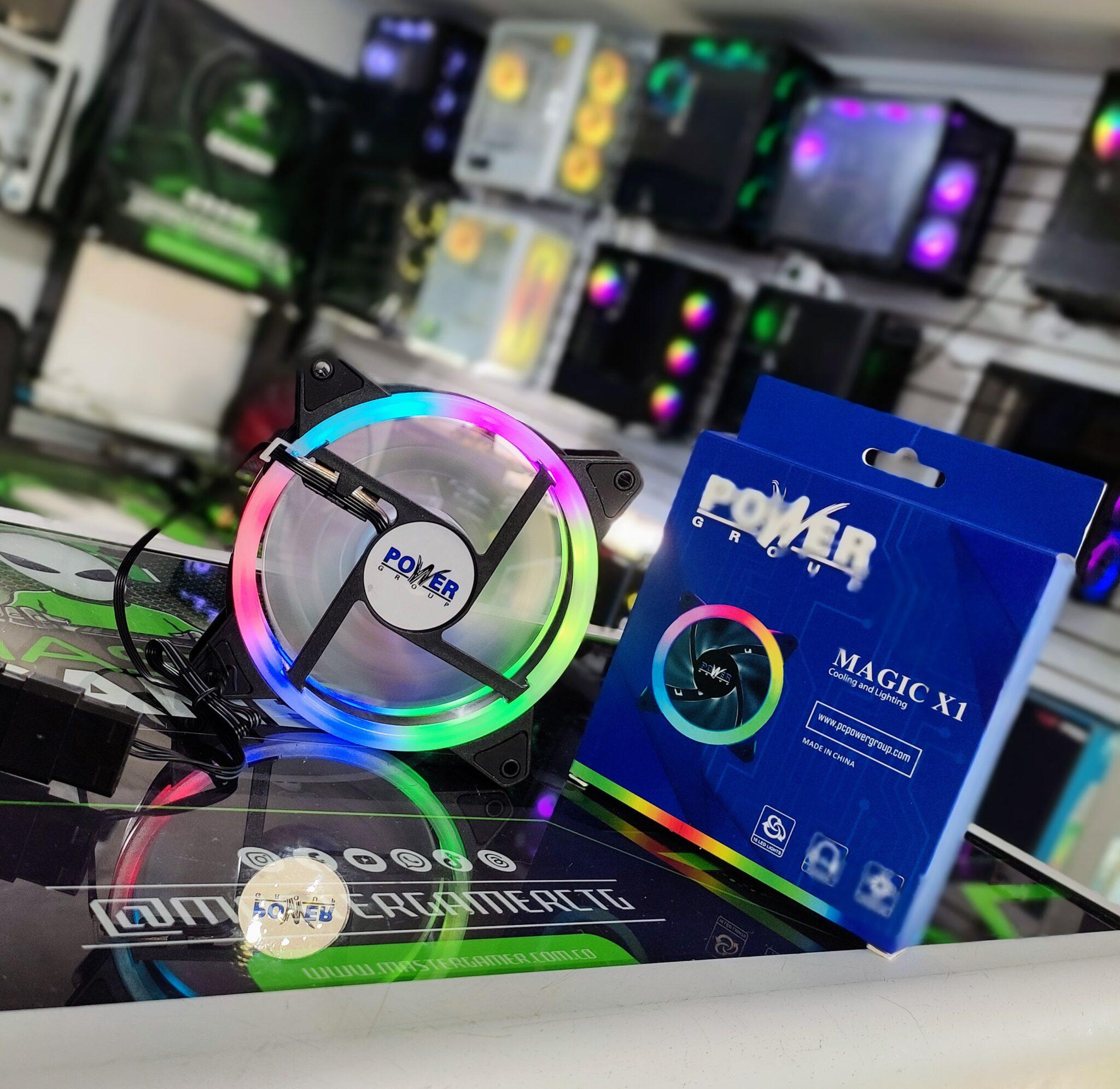 VENTILADOR RGB MAGIC X1 POWER GROUP 4 PINES
