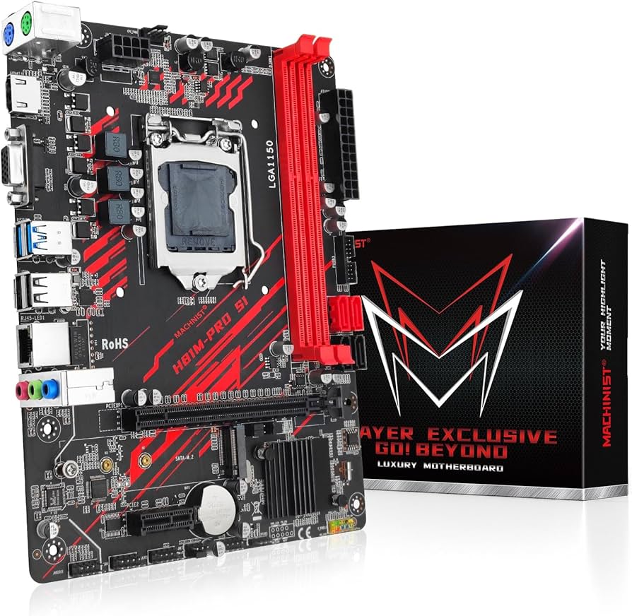 BOARD MACHINIST H81M | LGA 1150 Micro-ATX | DDR3 Dual Channel | HDMI + VGA | M.2