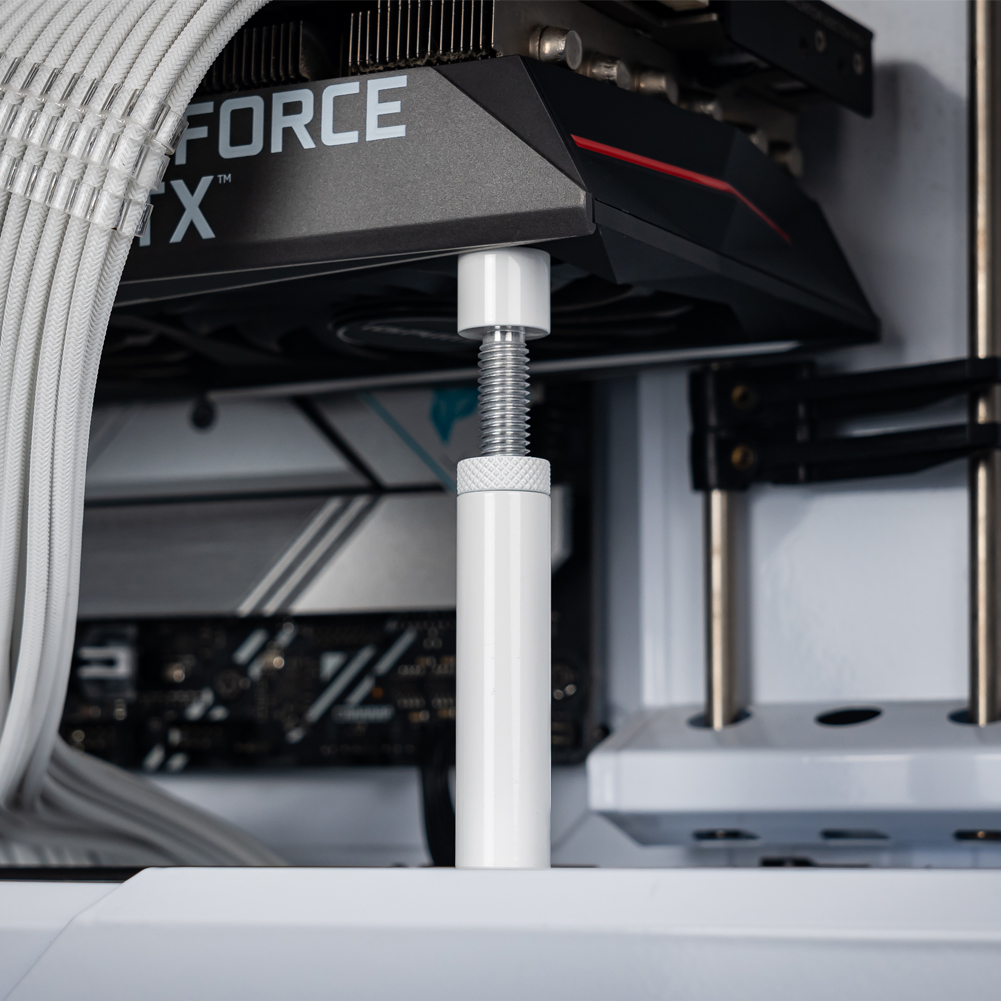 Soporte Metálico Antiflexión para Tarjeta de Video (GPU) – Negro