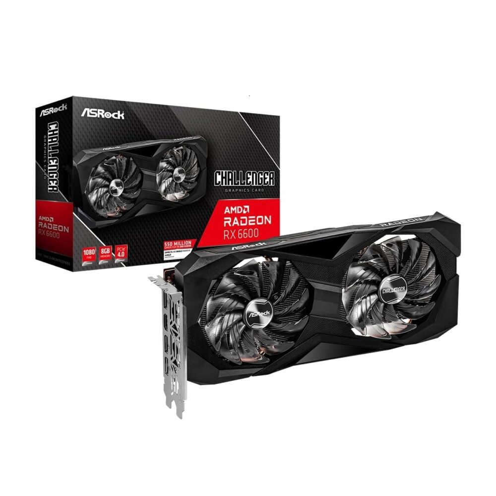 TARJETA DE VIDEO AMD RX 6600 8GB GDDR6 - Asrock